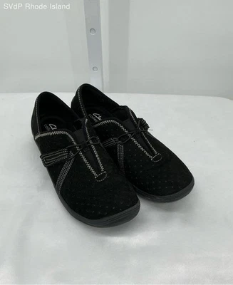 Clarks Black Fiana Bradley Casual Shoe Women 8 - Image 1 of 4