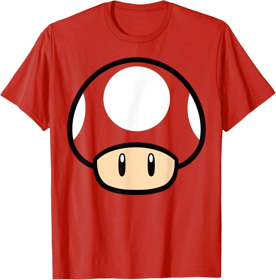 Camiseta Super Mario Mushroom cara grande Foto 1 de 1