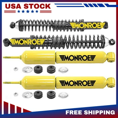 Monroe 4X Shocks Absorber Fits 1992 1993 1994 1995 1996 Ford F-250 RWD _FL - Image 1 of 4
