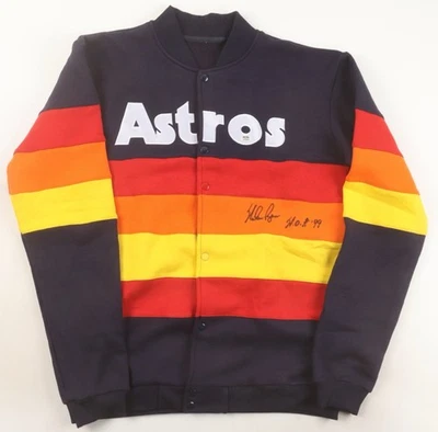 Nolan Ryan Signed Houston Astros Warm Up Jacket PSA  Autographed - Image 1 of 4