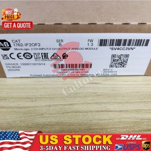 New Factory Sealed Allen-Bradley 1762-IF2OF2 MicroLogix1200 Analog I/O Module - Picture 1 of 5
