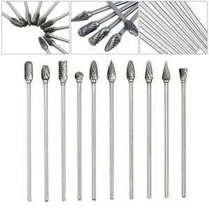 Top-quality Rotary Burrs 4 Inch Long Burrs Carbide Double Cut Rotary Solid - Picture 1 of 9