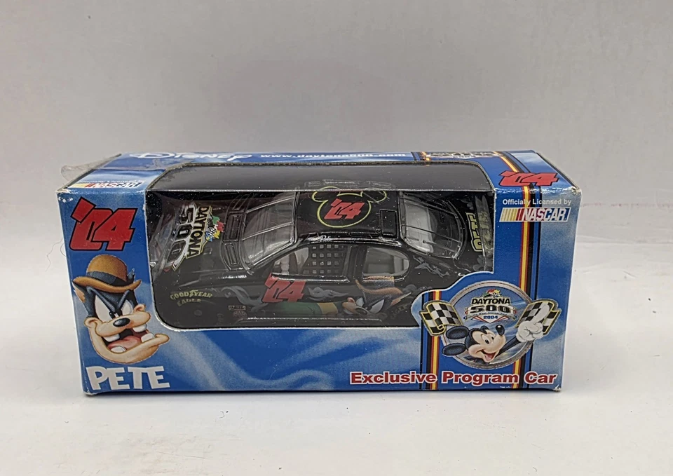 2004 Peg Leg Pete Disney Daytona 500 Team Caliber Program Car 1/64 - Image 1 of 4