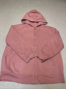 Gap Teen Pink Full Zip Hoodie, Size 12, Fleece - Picture 1 of 3
