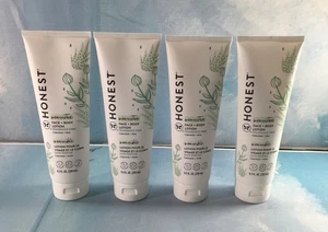 Honest Sensitive Face + Body Lotion, 4 Pack, 8.5 oz Each, Fragrance Free, Aloe - Picture 1 of 10