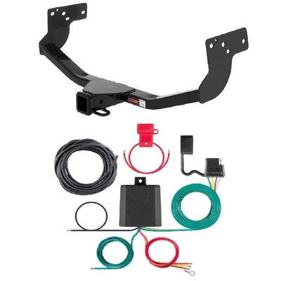 Curt Class 3 Black Steel Trailer Hitch & Tail Light Converter for Mazda CX-9 Foto 1 de 4