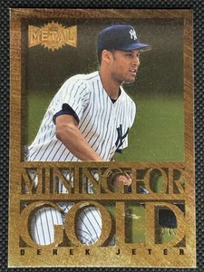 1996 FLEER METAL #6 OF 12 DEREK JETER ROOKIE INSERT NM-MT MLB BASEBALL CARD - Picture 1 of 2