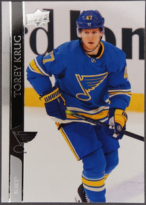 Torey Krug #621 Upper Deck 2020-21 Base Card