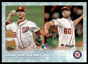 2015 Topps Update Snow Camo #US59 Rafael Martin Matt Grace /99