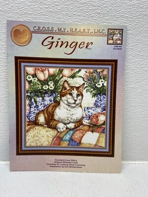 2007 Cross My Heart Ginger Cats Collection Cross Stitch Craft Book - Image 1 of 4