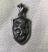 King Lion silver pendant by tigrani