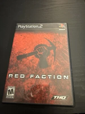 RED FACTION (THQ) - SONY PLAYSTATION 2 PS2 VIDEO GAME (CIB & TESTED) - Image 1 of 4