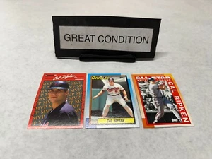 Cal Ripken Baseball Karten Lot 3 - Baltimore Orioles Topps Leaf 89 & 90 TOP! - Bild 1 von 5