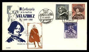 Mayfairstamps Spain FDC 1961 Velazquez Combo First Day Cover aas_13471 - Picture 1 of 2