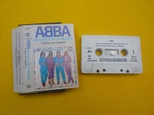 CASSETTE ABBA - Cantan En Español - Gracias Por La Musica - 40-32325 (M-/M-) - Picture 1 of 1