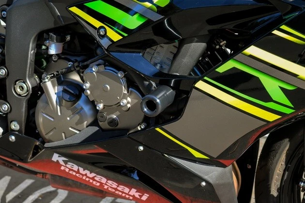 Shogun Standard No-Cut Frame Slider Black for Kawasaki ZX636H Ninja ZX-6R - Image 1 of 1