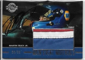 Martin Truex Jr 2011 Press Pass Wheels Main Event Materials Firesuit AUTO /99 - Picture 1 of 1