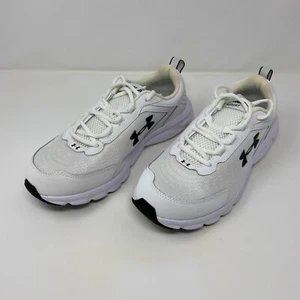 Under Armour Charged Assert 9 D White Sneakers Shoes Women's Size 11 D Wide Gym - Picture 1 of 12
