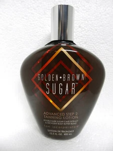 GOLDEN BROWN SUGAR DOUBLE DARK BODY BUTTER STEP 2 TANNING BED LOTION BY TAN INC - Picture 1 of 2