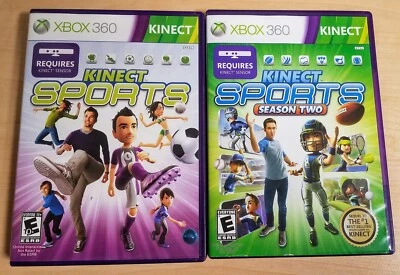 Kinect Sports 1 & 2 -  XBOX 360 - FAST SHIPPING - Image 1 of 3