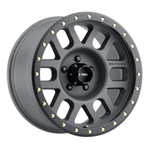 Method MR30978550800 for MR309 Grid 17x8.5 0mm Offset 5x5 94mm Titanium/Black St - Picture 1 of 2