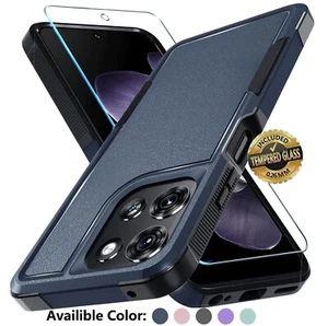 For Motorola Moto G 5G 2025 Premium Phone Case Cover Shockproof + Tempered Glass - Picture 1 of 58
