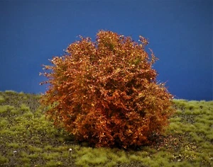 Diorama Zubehör, 1 Modellbaum- Busch mit rotem Herbstlaub, 15 - 16 cm hoch - Picture 1 of 2