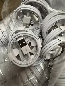 100 x Cables For iPhone Charging Charger Lead Cable Wholesale JobLot Bulk - Picture 1 of 1