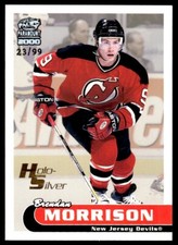 1999-00 Pacific Paramount HOLO SILVER /99 Brendan Morrison New Jersey Devils