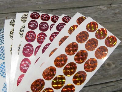 Lote de 180 calcomanías holográficas de repuesto Northland Rainbow Pack E1 Foto 1 de 4