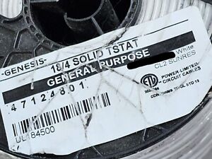 Honeywell Genesis 4712 18/4C 18awg 4 Conductor Solid Thermostat Cable White/50ft
