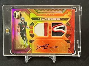 2023 Panini Gold Standard Bijan Robinson Dual Material RPA #20/24 falcons - Picture 1 of 3