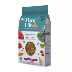 Pure Life Adult Natural Boost Complete Meal Dry Dog Food Kangaroo 8kg - Picture 1 of 5