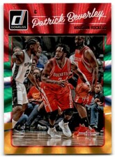 2016-17 Green and Yellow Holo Laser Patrick Beverley Houston Rockets #114