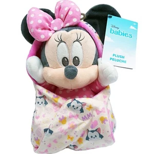 Disney Store Babys Minnie Mouse Plüsch & Decke Beutel weich Kuscheltier Baby Halstuch - Bild 1 von 15