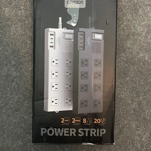 Covozon Power Strip Surge Protector - IPX6 Waterproof, Fire-Resistance, Overload - Picture 1 of 6