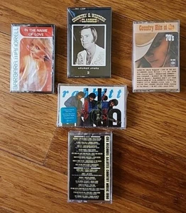 George Jones + 4 Cassettes Eddie Rabbitt, Barbara Mandrell & Various Artists-New - Picture 1 of 18