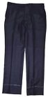 $695 Ralph Lauren Purple Label Mens Wool Flannel Dress Pants Italy Navy Blue 40