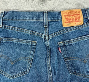 Vintage Levis 505 Shorts Herren 29 Blau Jeans Straight Dad Jorts Medium Denim - Bild 1 von 15