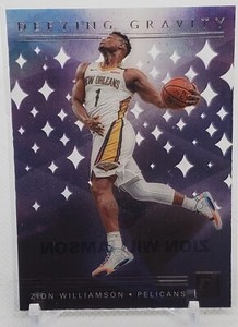 2019-20 Clearly Donruss - Defying Gravity #1 Zion Williamson