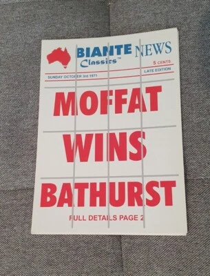 БРОШЮРА BIANTE 1:18 MOFFAT FORD FALCON XY GTHO ФАЗА III 1971 БАТЕРСТ ПОБЕДИТЕЛЬ - Изображение 1 из 2