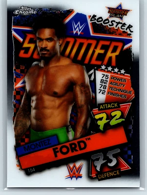 Montez Ford 2021 Topps Slam Attax Chrome Booster  #154 - Image 1 of 2