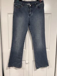 Lilly Pulitzer Womens Boot Cut Denim Jeans Color Contrast Stitching Sz 8 Y2K Sty - Bild 1 von 14