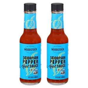 Woodstock Scorpion Pepper Hot Sauce, 5 fl oz, 2 Pack - Picture 1 of 2
