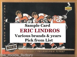 Eric Lindros | HOF | Various Brands & Years | LOT x1 | U Pick - Bild 1 von 49