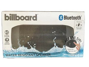 Billboard Water-Resistant BB1654 Bluetooth Portable Speaker Black (BRAND NEW) - Picture 1 of 8