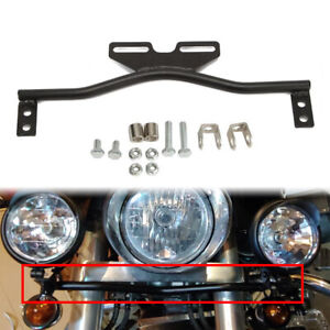 Black Driving Passing Light Bar for Harley Touring Fatboy Road Glide Softail