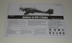 TRUMPETER Ju-87B-2 STUKA 03214 ⭐PARTS⭐ INSTRUCTION BOOKLET 1/32 - Picture 1 of 3
