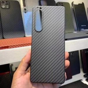 Aramid Carbon Fiber Ultra Slim Back Cover for Sony Xperia 1/10/5 IV/ Ⅲ/II /Pro-I - Picture 1 of 14