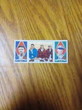 1993 Upper Deck BAT Triple-Folders Cy Young Christy Mathewson Joe Wood #156 HOF